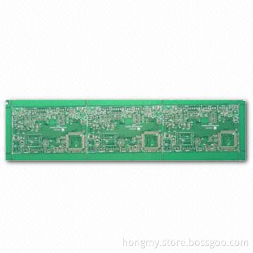 Double-sided PCB with FR-4 and LF-HASL Finishing, 0.15mm Line Spacing and 2oz Copper Thickness